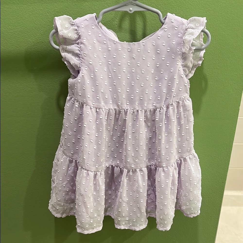 Carter's White Flutter Sleeve Sundress